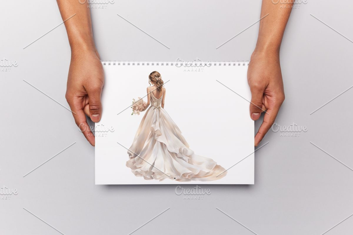 Wedding Bride Clipart, a Person Illustration by Gloria Designed It (Photo 3 of 6)