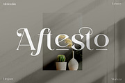 Aftesto Unique Serif Font, a Serif Font by Storytype Studio (Thumbnail 1 of 9)