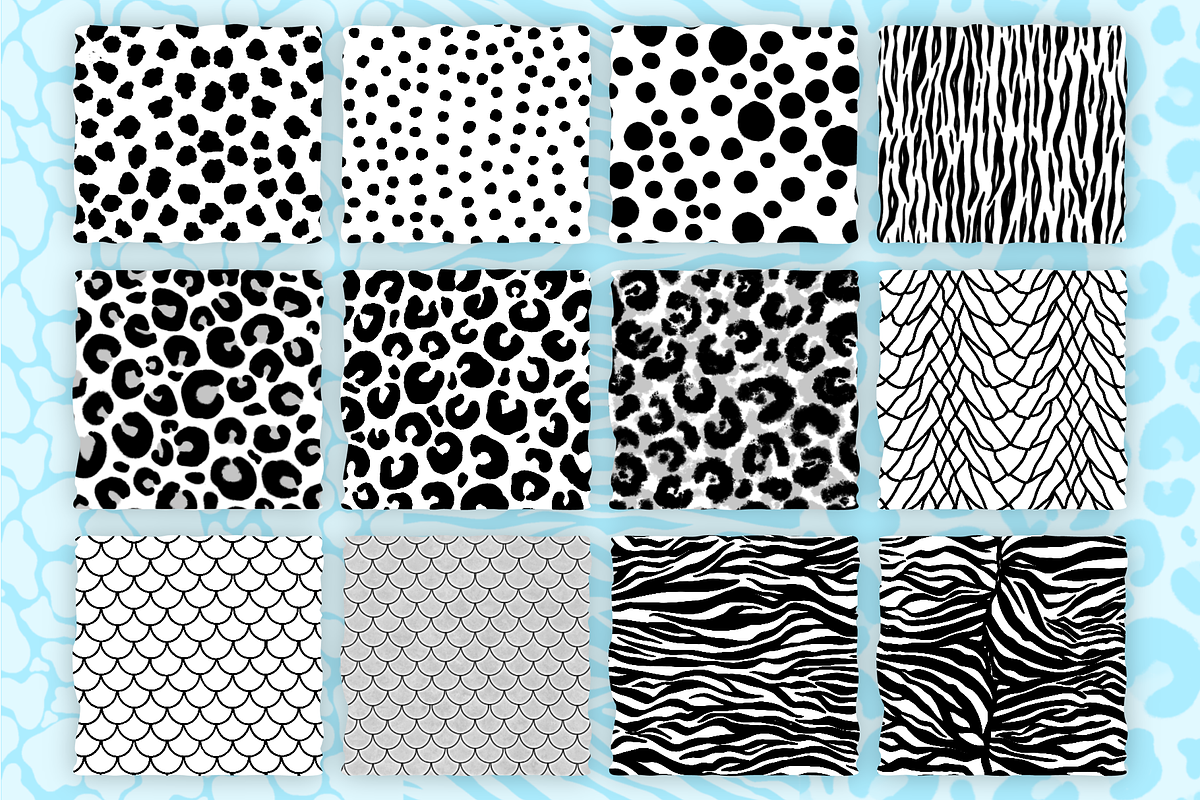 Animal Print Pattern brushes, a Brush Add-On by cugypress (Photo 4 of 7)