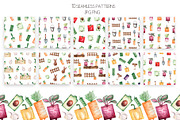 Watercolor vegetable garden, a Food Illustration by MayaNavits (Thumbnail 6 of 10)