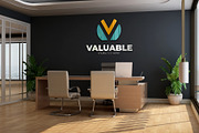PSD Modern Office Wall Logo Mockup, an Advertising Mockup by Ayy (Thumbnail 15 of 15)