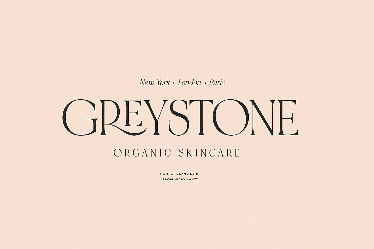 NOIR et BLANC Stylish Serif, a Serif Font by Nicky Laatz (Photo 25 of 41)