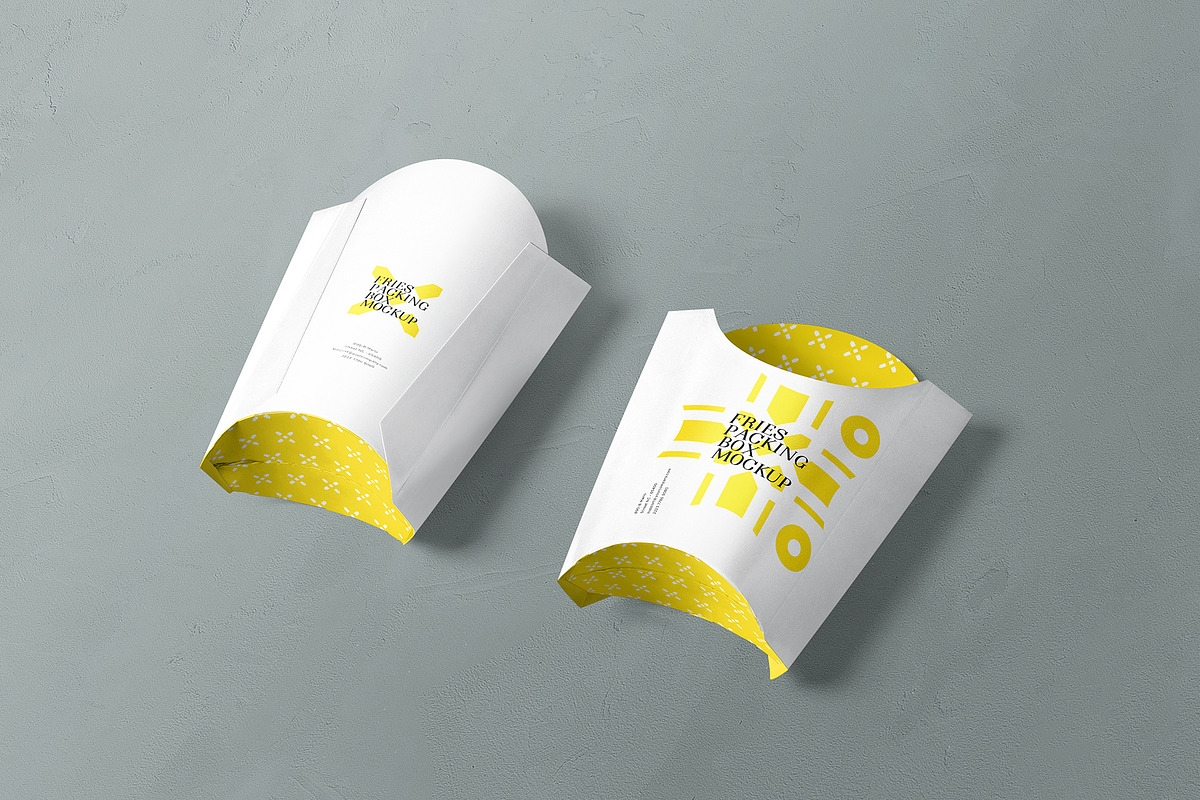 French Fries Mockup, a Product Mockup by PixelVoyager (Photo 6 of 6)