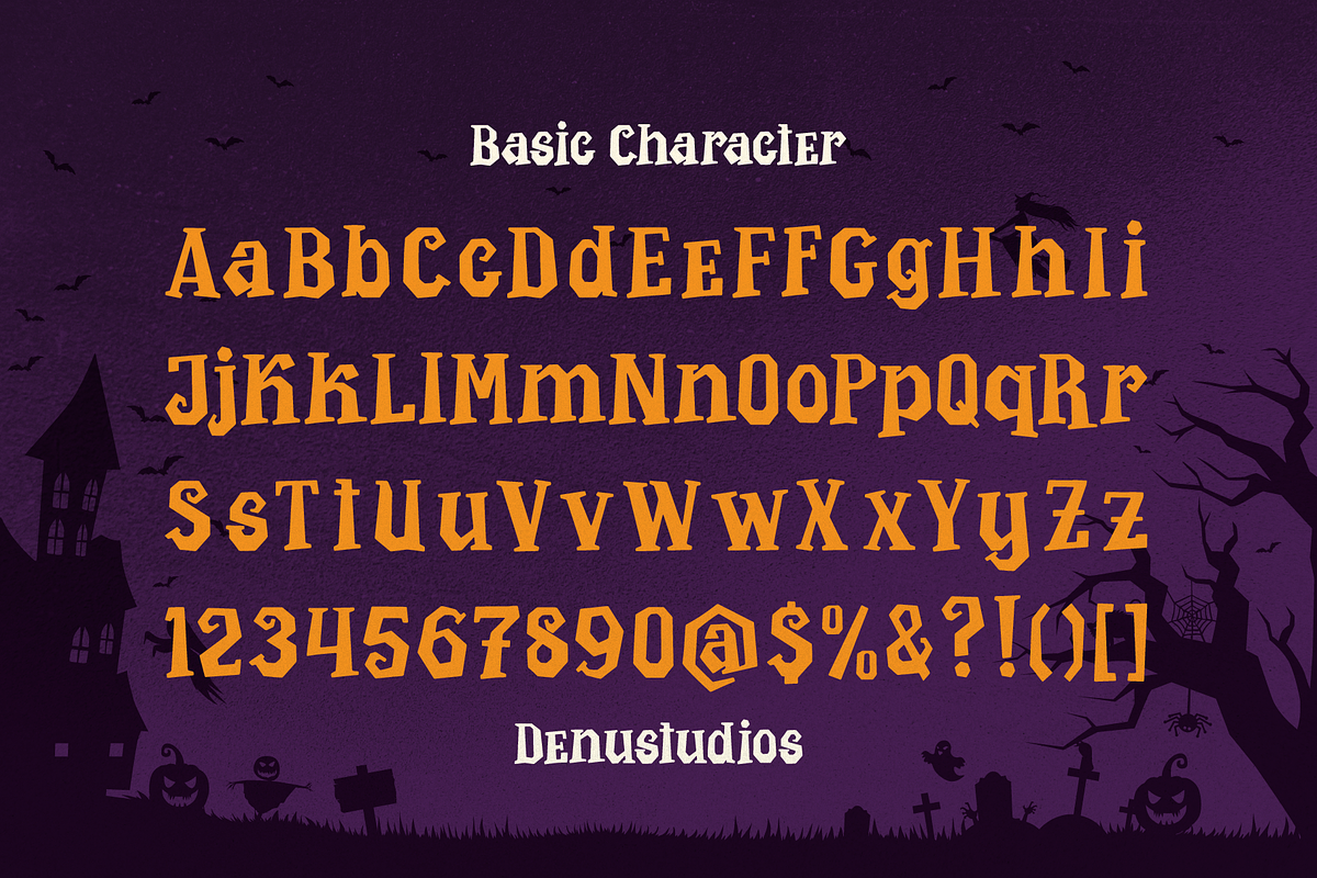 Vespera Mind | Halloween Display, a Blackletter Font by Denustudios (Photo 10 of 12)