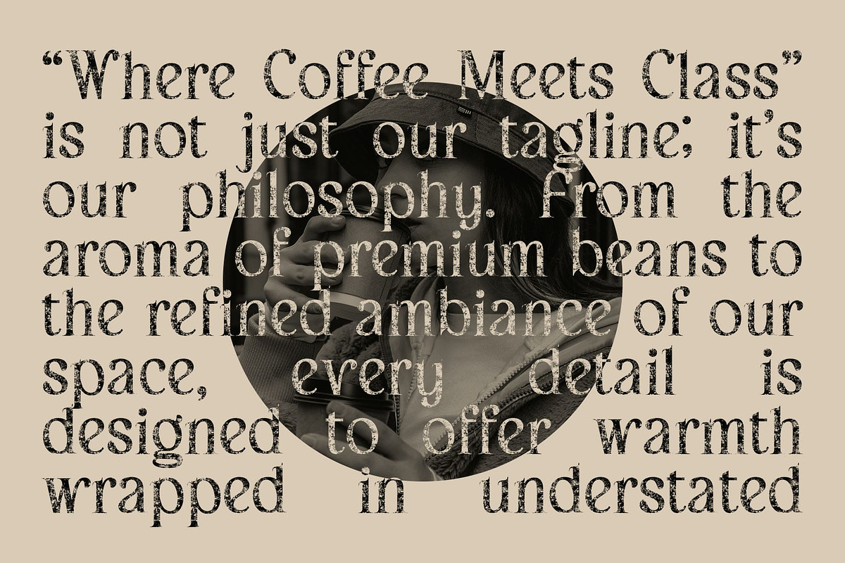 Arbane Stamp, a Serif Font by Craft Supply Co. (Photo 6 of 8)