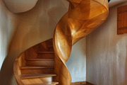 69 Spiral wooden staircases, an Architecture Photo by Handmadefont (Thumbnail 16 of 73)