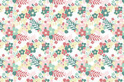 12 Pink Floral Seamless Patterns Set, a Pattern Graphic by Sunset&Sea Design (Thumbnail 4 of 4)
