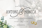 Sweet Couple - A Lovely Display Font, a Handwritten Font by a Piece of Cake (Thumbnail 3 of 8)