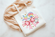 Floral Coquette Seashell PNG, an Illustration by Watercolor design (Thumbnail 3 of 3)