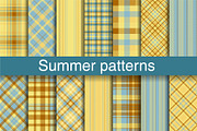 #38 Summer Pattern Plaids EPS + JPG, a Pattern Graphic by Plaid4You (Thumbnail 1 of 10)