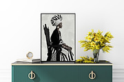 African Royalty Queen Wall Art, a Person Illustration by PrintablesByFranklyn (Thumbnail 4 of 6)