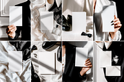 B&W Wedding Stationery Mockup Bundle, an Advertising Mockup by Serenefeeling (Thumbnail 11 of 14)