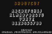 Shourtcut Vintage Bundle Font, a Blackletter Font by Arendxstudio (Thumbnail 6 of 8)