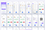 Crypto Wallet | Mobile App Ui Kit, an App Template by Pixel Blend (Thumbnail 3 of 6)