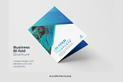 Minimal Business Bifold Brochure, a Brochure Template by astutedesign11 (Thumbnail 1 of 3)