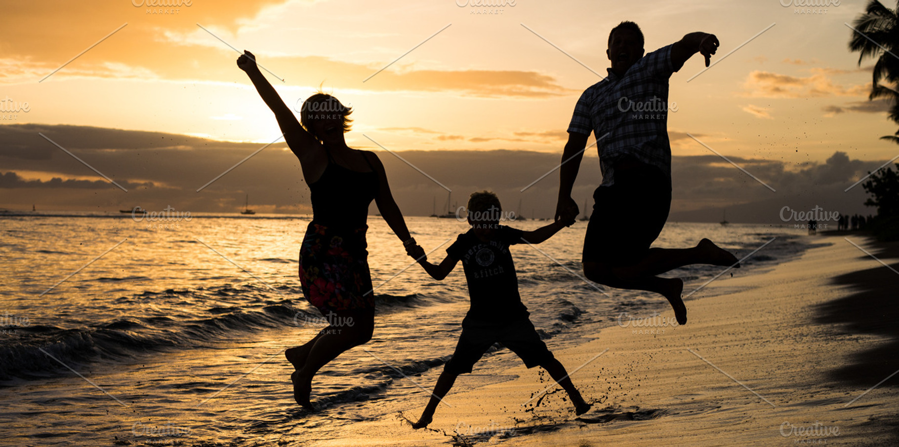 Family stock photo containing family and beach, a Person Photo by RodrigoM Photographs
