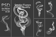 Fire & Smoke PNG Stock Bundle, a Shape Add-On by MRI STUDIO (Thumbnail 11 of 15)