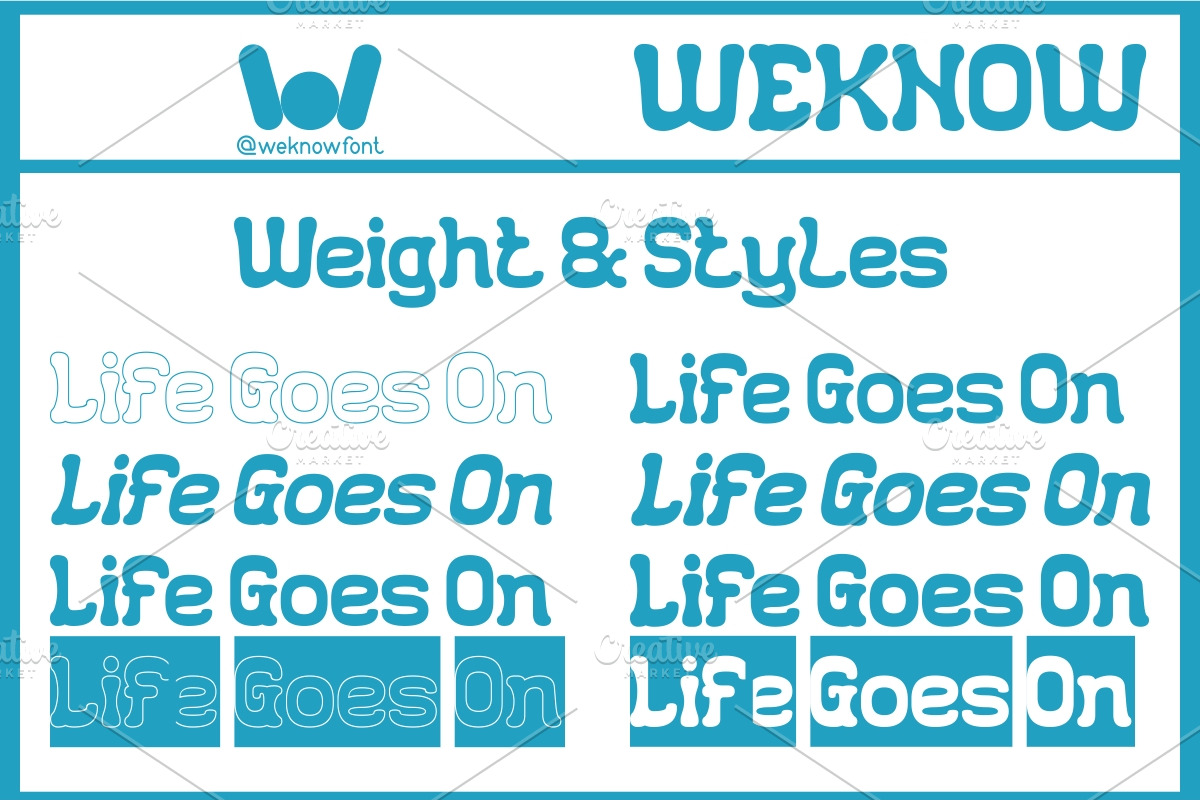 Life Goes on font, a Font by weknow (Photo 6 of 8)