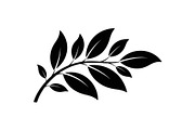 Botanical Leaf Silhouette Bundle, an Illustration by yasushie (Thumbnail 44 of 51)