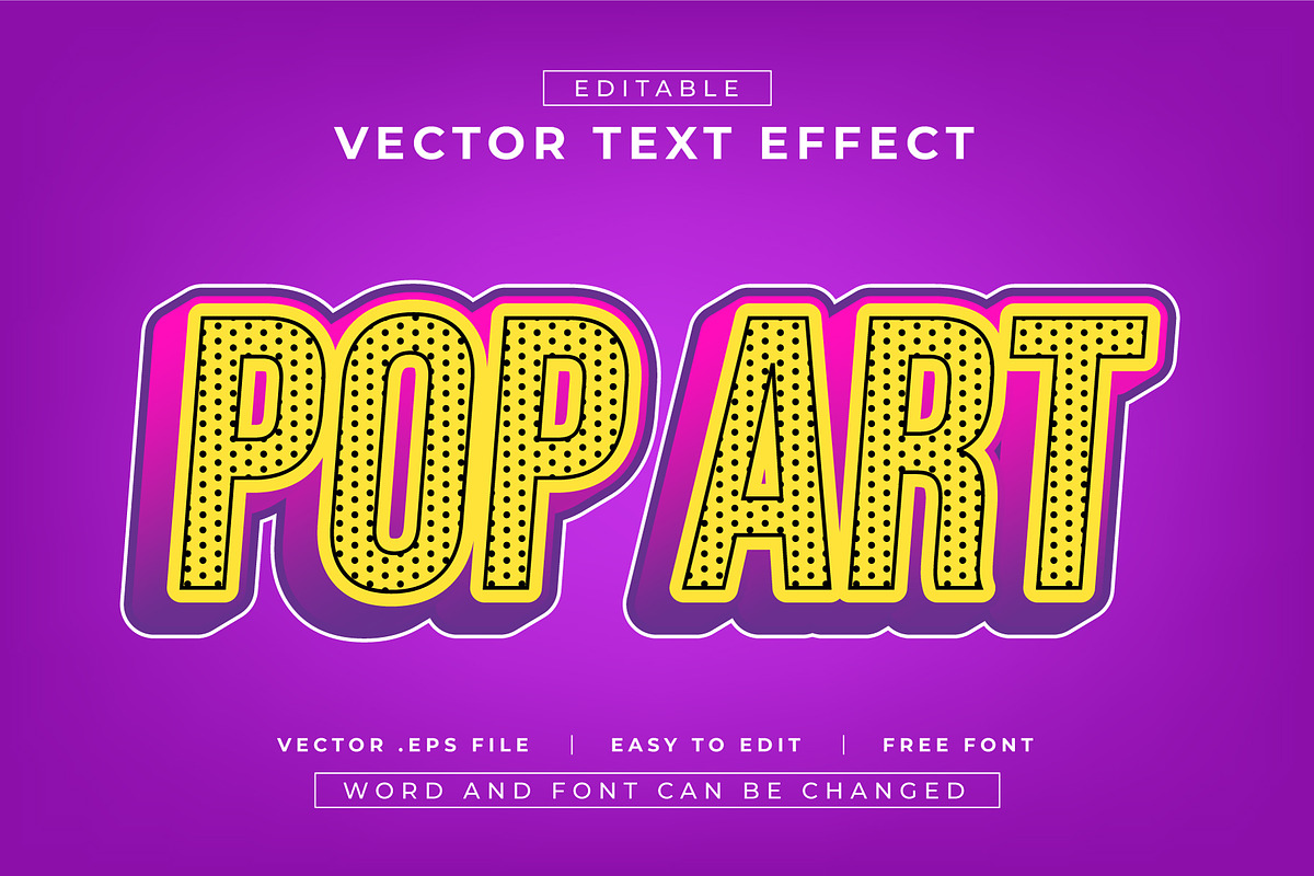 16 Pop Art Style Text Effects | EPS, a Layer Style Add-On by padilah_a (Photo 17 of 20)