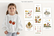 Whimsy Farm Map Clipart, a Decorative Illustration by Jenny Quince (Thumbnail 6 of 13)