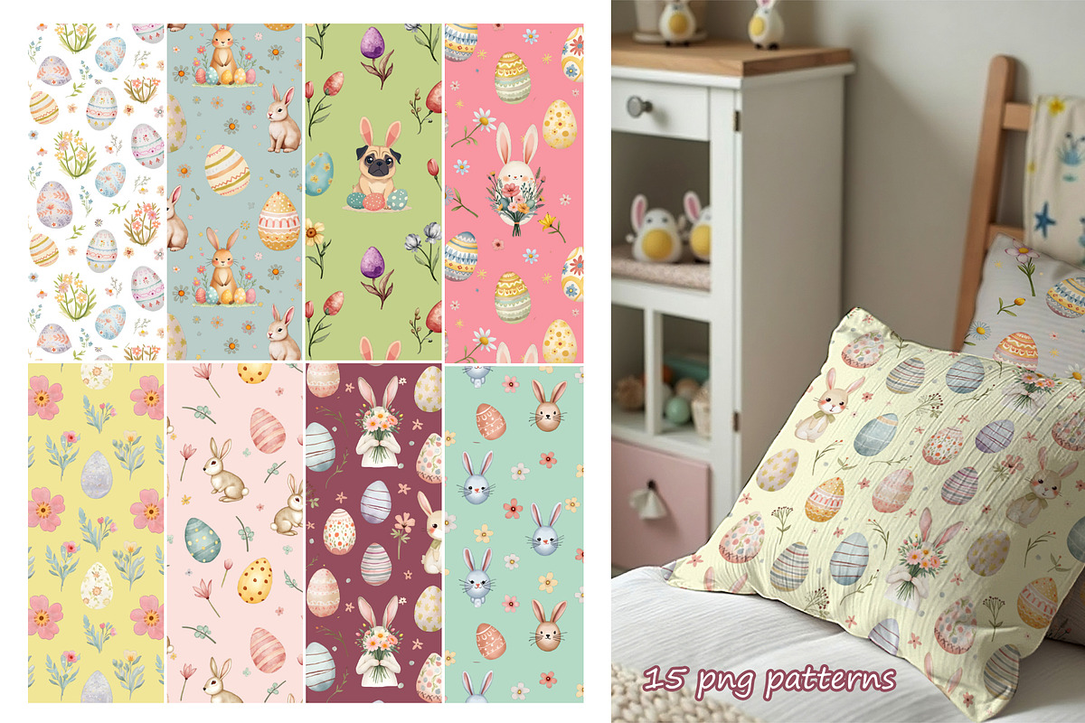 Happy Easter Clipart Collection, an Animal Illustration by AG Mockups (Photo 5 of 7)