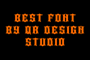 Moxaw - Gothic Font, a Blackletter Font by QR Design Studio (Thumbnail 3 of 6)