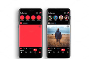 Instagram Template Mockup 2022 XD, a Social Media Template by Dilshod Sobirov (Thumbnail 2 of 16)