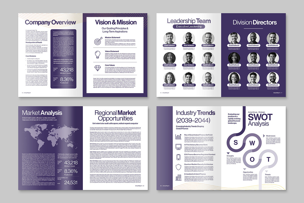Business Plan Template, a Brochure Template by BrandPacks (Photo 3 of 6)