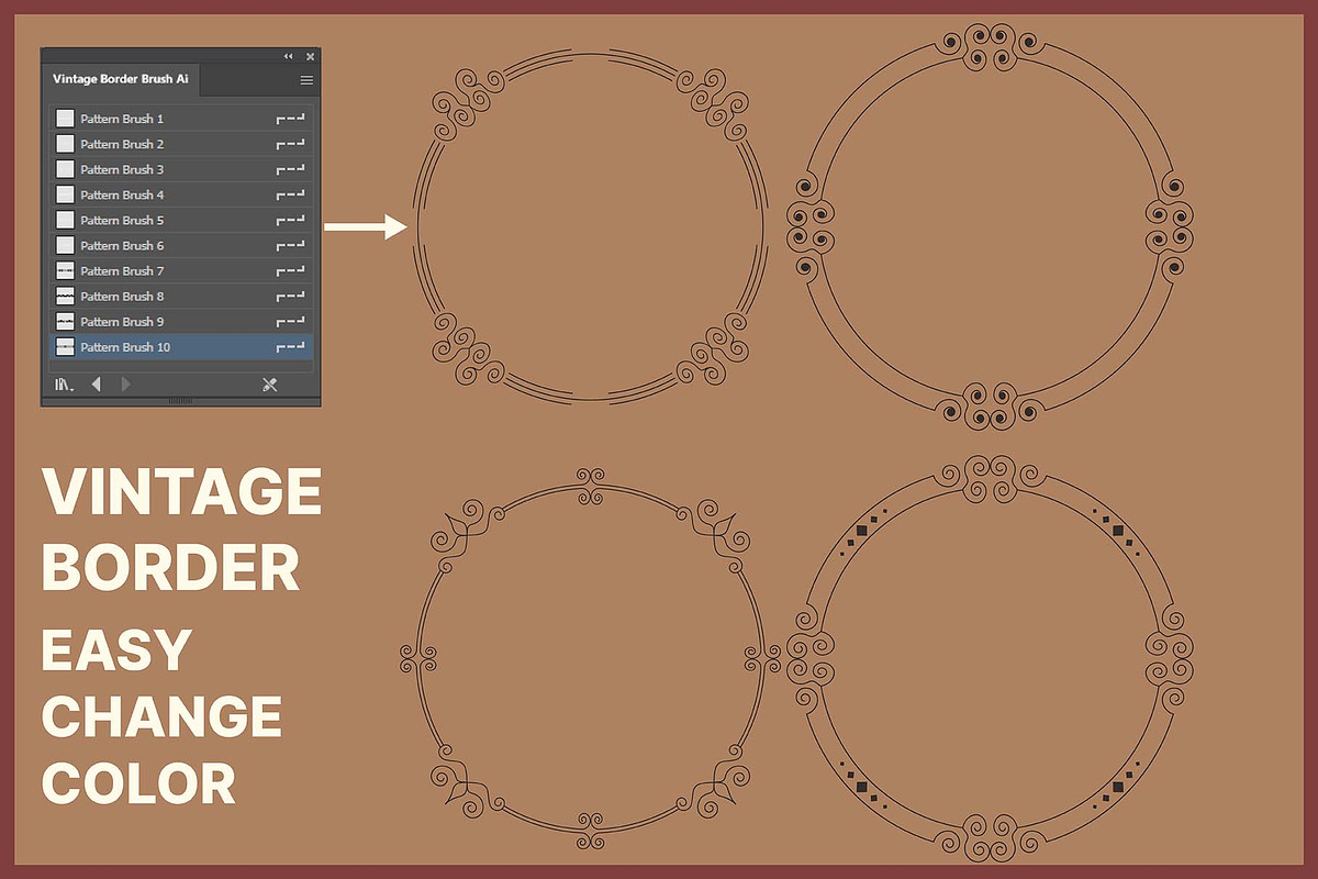 Elegant Handmade Divider Border, an Action Add-On by Photoshop Action (Photo 5 of 11)