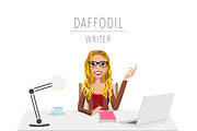 Writer / Blogger Portrait Creator, a Person Illustration by Lauren Lesley Studio (Thumbnail 5 of 33)