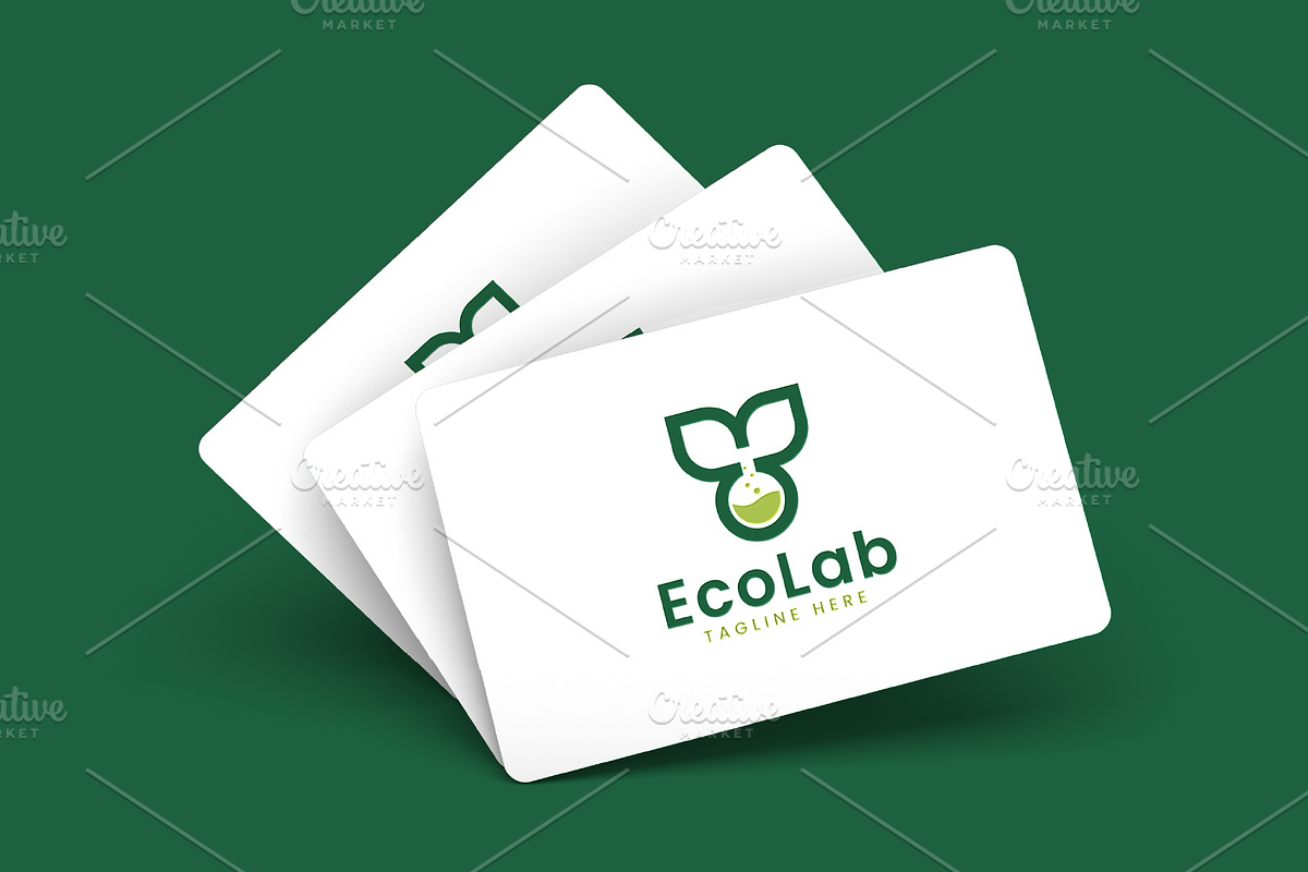 Eco lab natural logo design template, a Branding & Logo Template by Amadul11 (Photo 2 of 4)