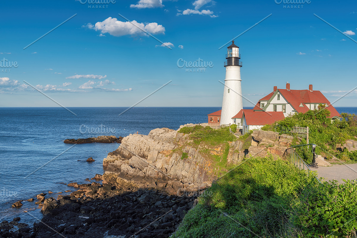 Portland head lighthouse containing portland, lighthouse, and maine, an Architecture Photo by Lucky Photographer (Photo 1 of 2)