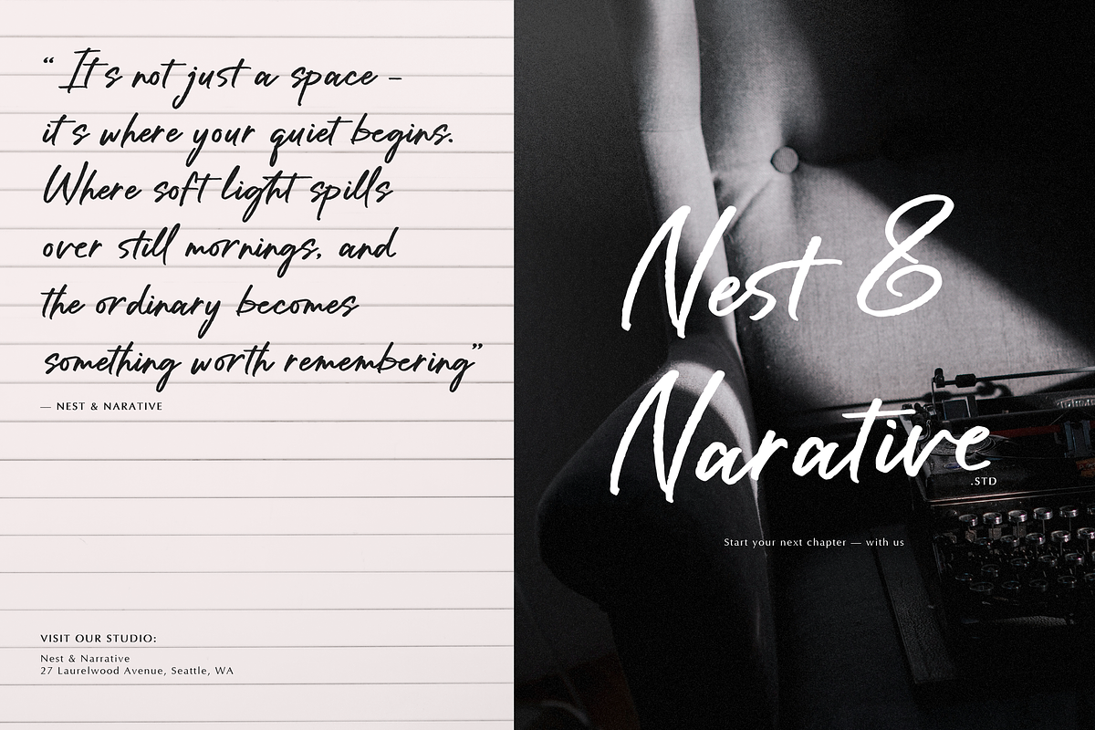 Yelgani | Casual Handwritten Font, a Script Font by gracetype_studio (Photo 5 of 12)
