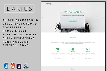 Darius - Agency & Portfolio Template