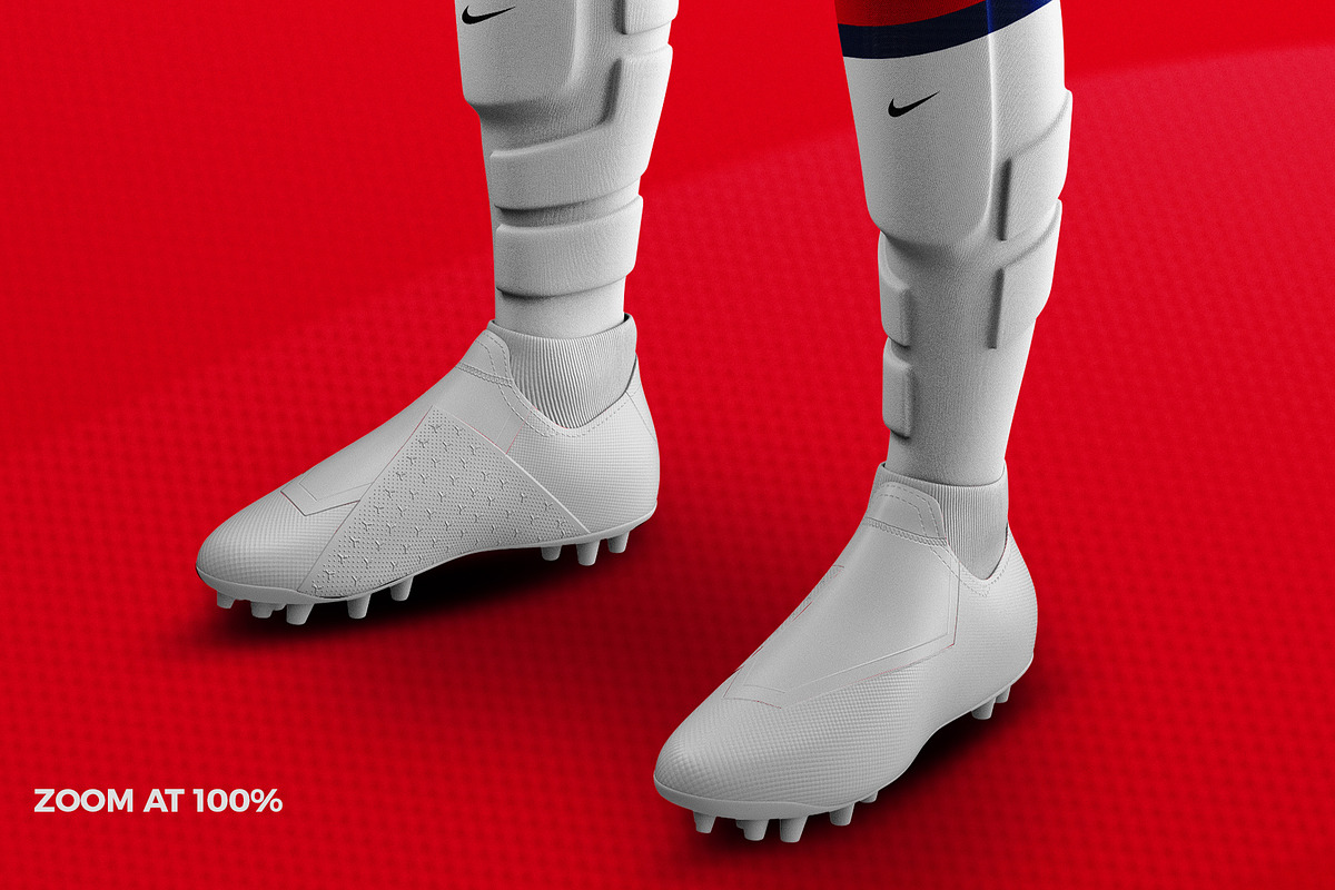 Women's Soccer Kit Mockup - Angle, an Apparel Mockup by thedesignshark (Photo 8 of 12)