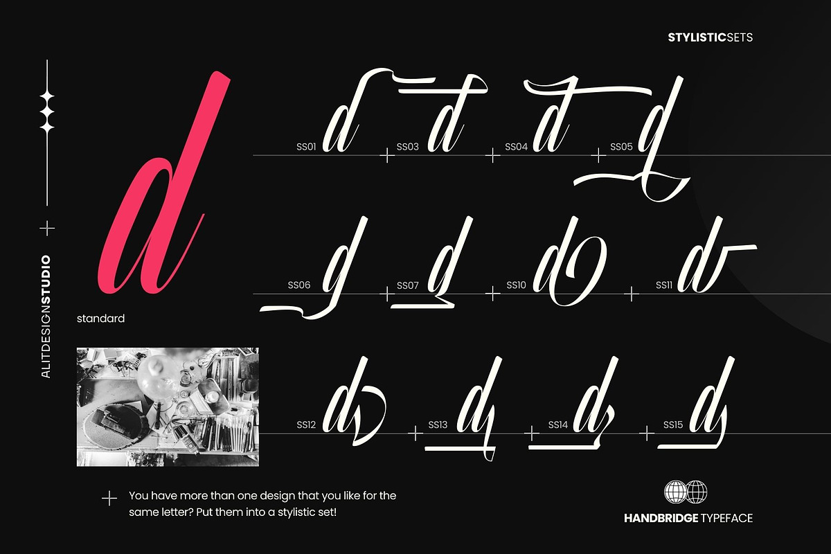 Handbridge Font, a Script Font by alit design (Photo 2 of 15)