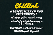 Chillink - Bold Brush Handwritten, a Handwritten Font by Four Lines Std. (Thumbnail 8 of 10)