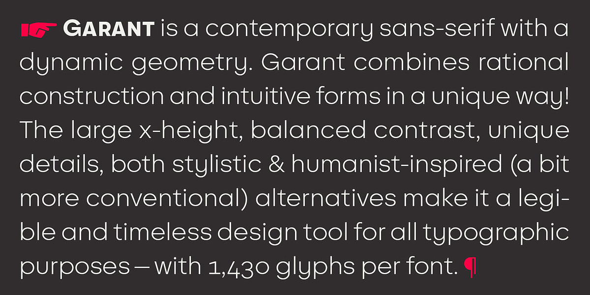 BF Garant, a Sans Serif Font by BrassFonts (Photo 3 of 14)