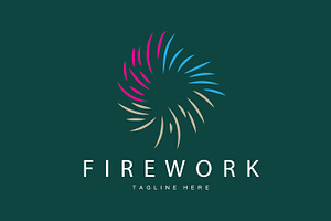 Firework Logo Simple Model Design, a Branding & Logo Template by Maylianaw28