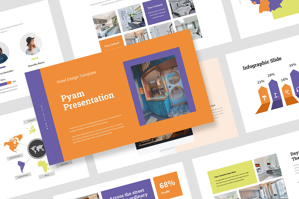 Pyam : Hotel Showcase Powerpoint, a Presentation Template by Punkl Camp (Photo 1 of 16)