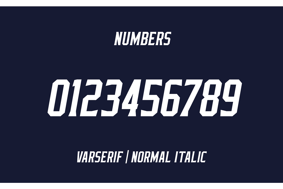 Varserif Font Family preview 8