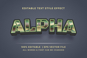 Editable Vector Text Effect Vol.3