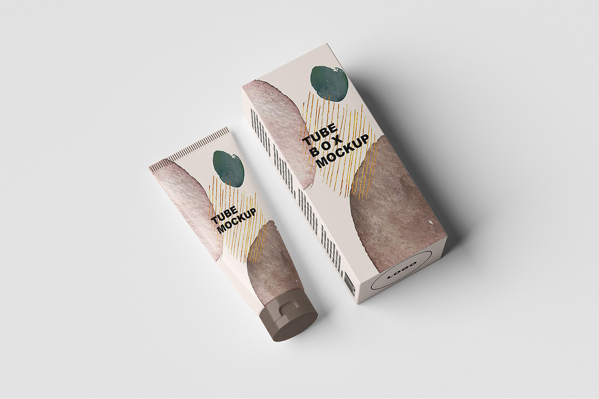 Cosmetic Tube & Jar Box Mockup, a Product Mockup by Mockupfit (Photo 37 of 44)