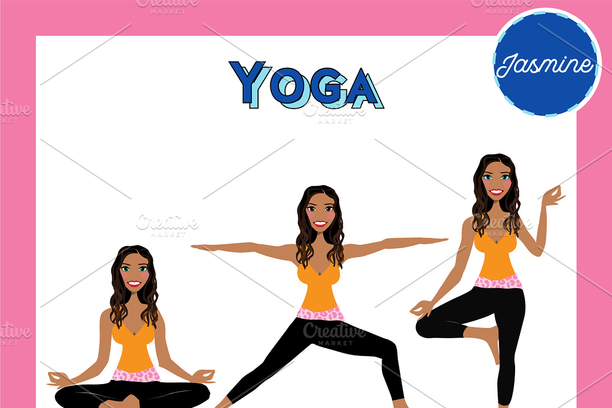 Yoga Teacher Portrait Creator, a Person Illustration by Lauren Lesley Studio (Photo 18 of 43)