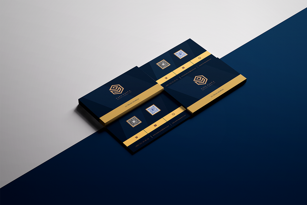 lean & Elegant Business Card Templat, a Business Card Template by Nikolozgraphic (Photo 4 of 5)