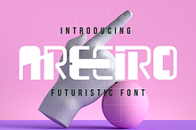 AREEIRO - Futuristic Tech Font