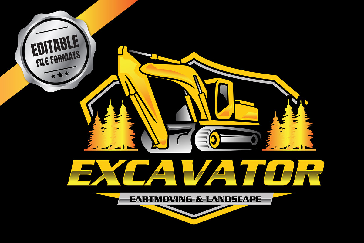 Excavator Heavy Vehicle Logo, a Branding & Logo Template by Guavanaboy (Photo 1 of 4)