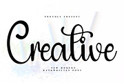 Creative, a Script Font by InermediaSTUDIO (Thumbnail 1 of 7)