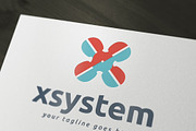 X System Logo Template, a Branding & Logo Template by PixaSquare (Thumbnail 1 of 4)